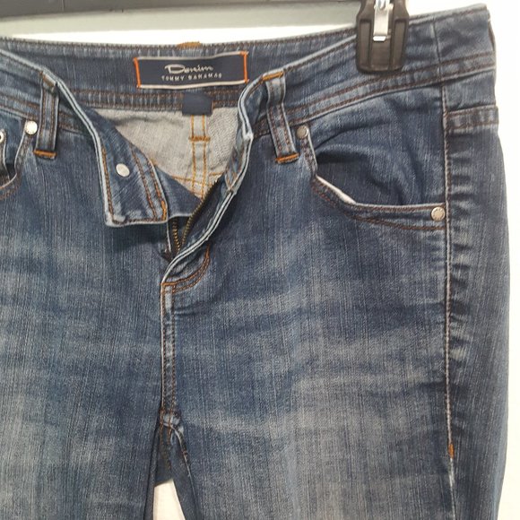 Tommy Bahama Bootcut Jeans Heritage Wash Sz 4 - Picture 6 of 8